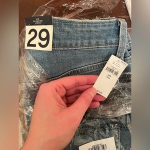 Gap Slim Sky High Rise Stretch jeans Tall